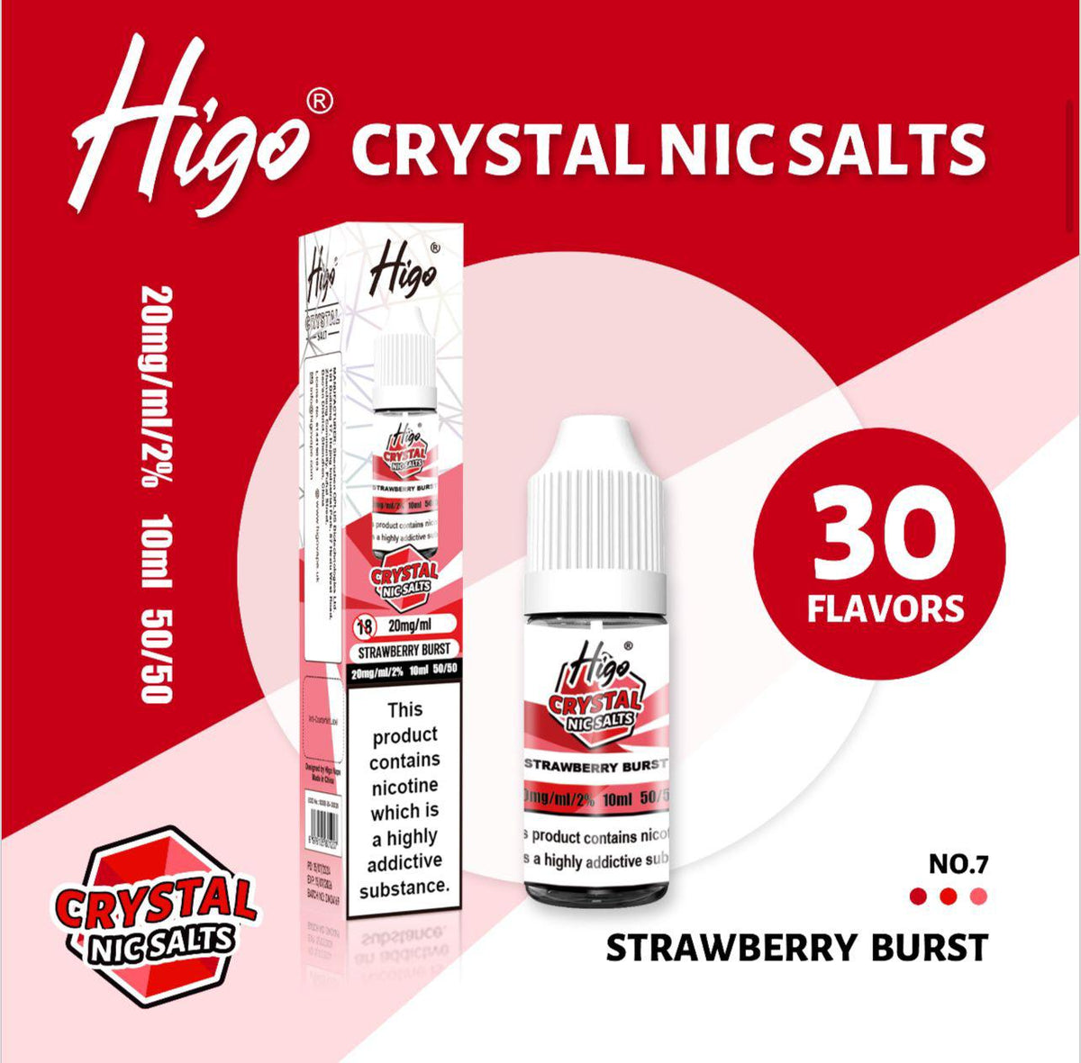 Higo e liquid uk Crystal Nic Salts