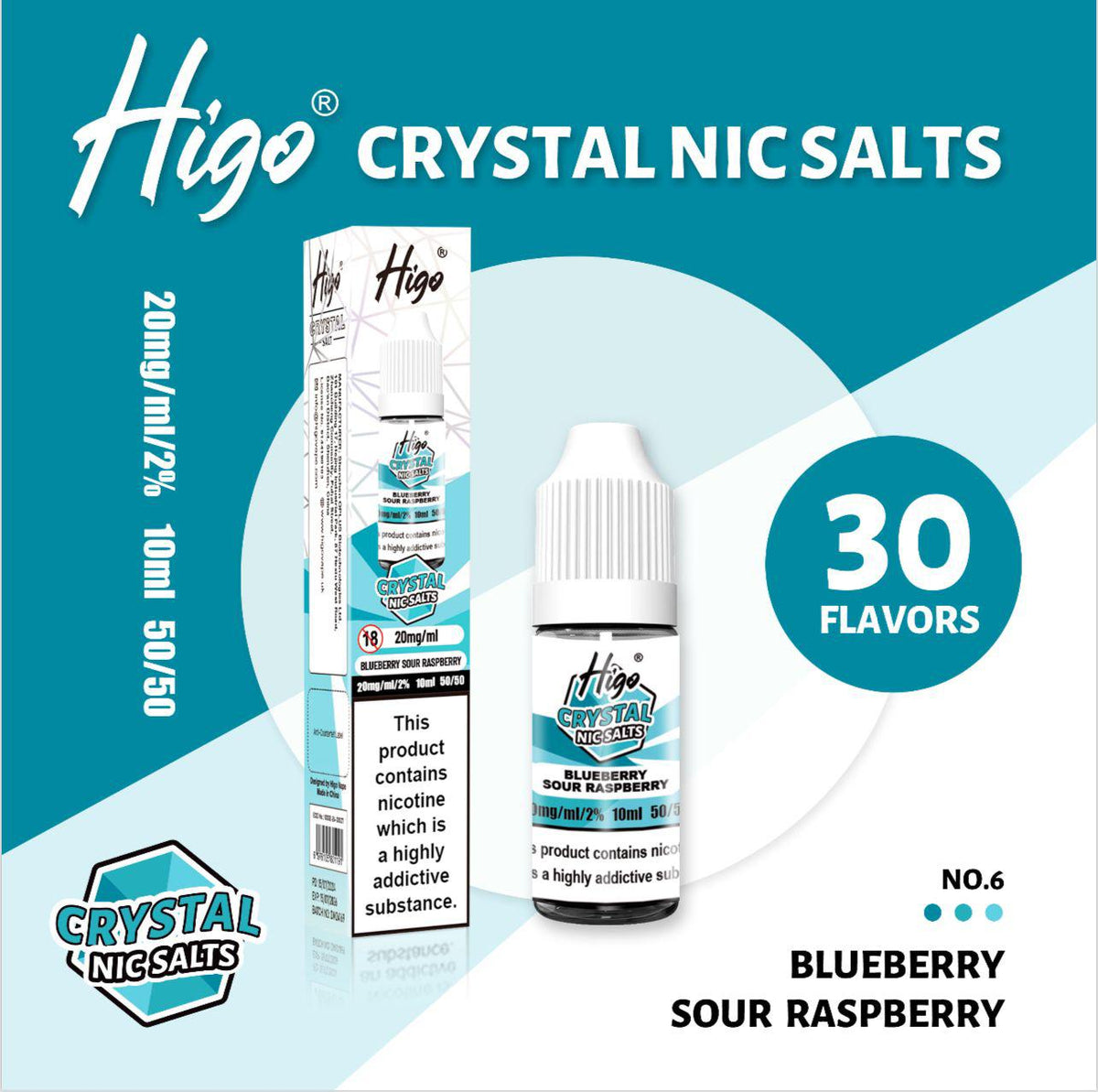 Higo e liquid uk Crystal Nic Salts