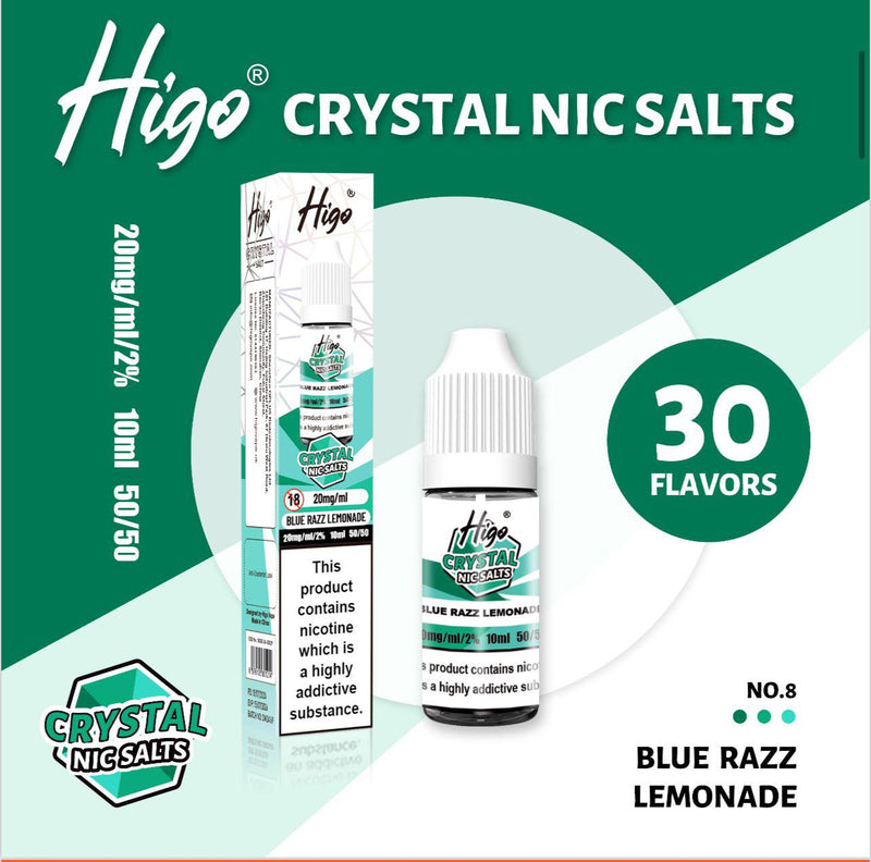 Higo e liquid uk Crystal Nic Salts
